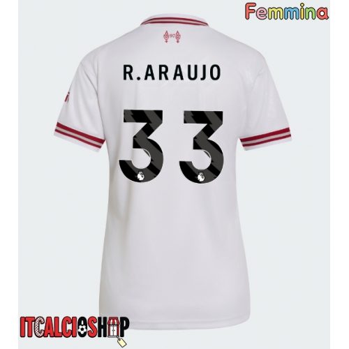 Liverpool Ronald Araujo #33 Seconda Maglia Femmina 2026-27 Manica Corta